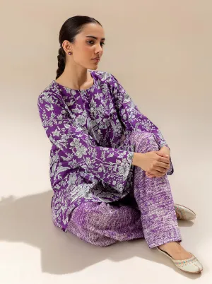 2 PIECE PRINTED LAWN SUIT-VIVID DAYS