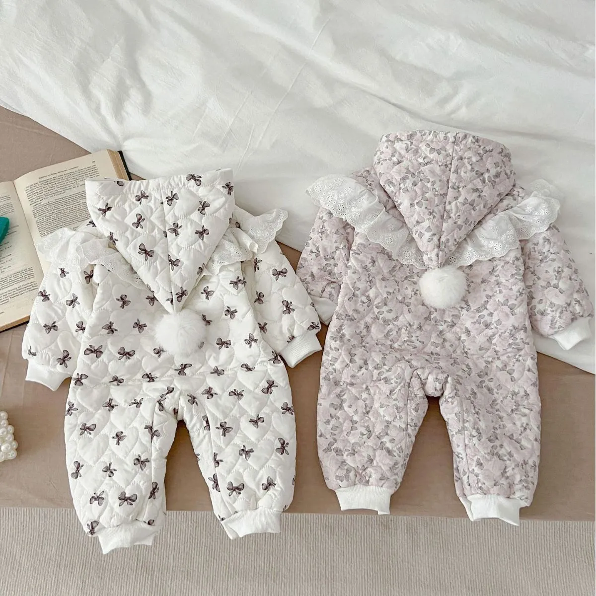 Baby Kid Girls Flower Print Jumpsuits Wholesale 231130176