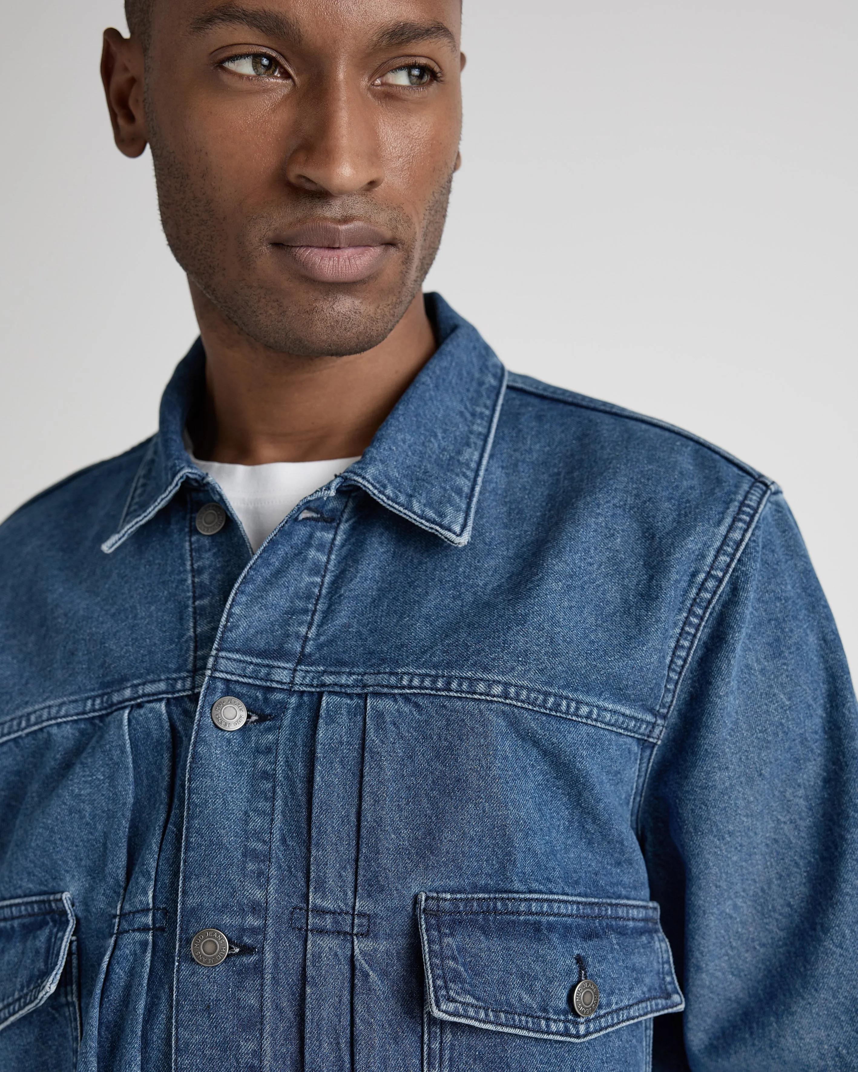 Benny Denim Jacket - Medium Stone