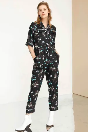 Black Pitaya Print Jumpsuit