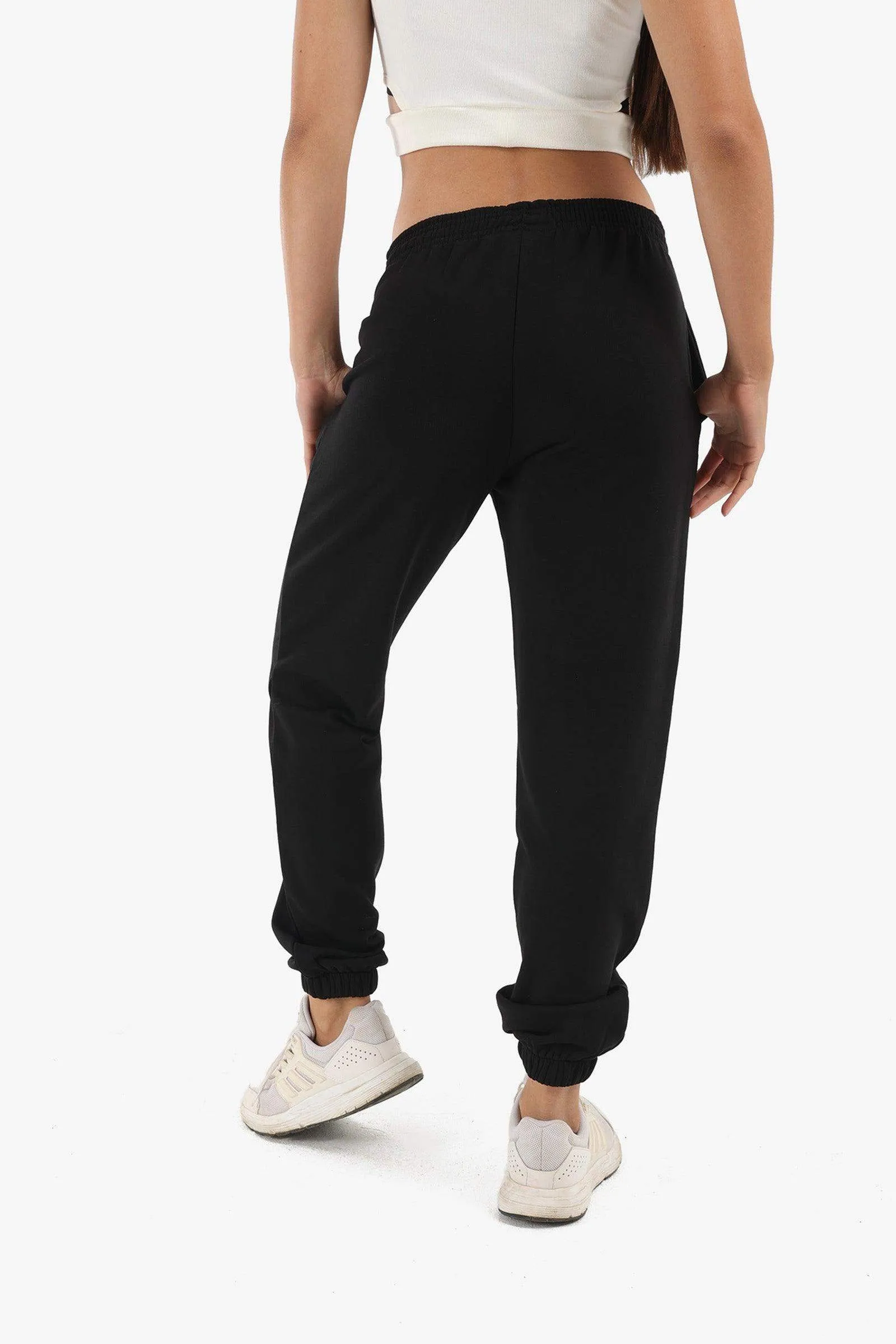 Black Printed Lounge Jogger