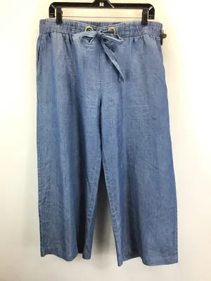 Blue Denim Pants Wide Leg Michael Kors, Size L