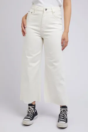 Charlie High Rise Wide Leg Jean | Vintage White