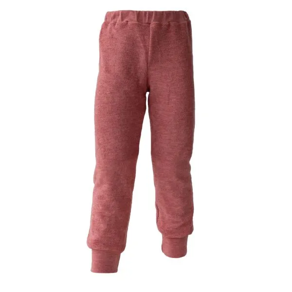 Child's Track Pants - 100% Organic French Terry Merino - Rusty Rose (3-10y) *Limited Edition