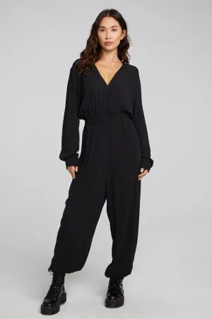 Colette Shadow Black Jumpsuit