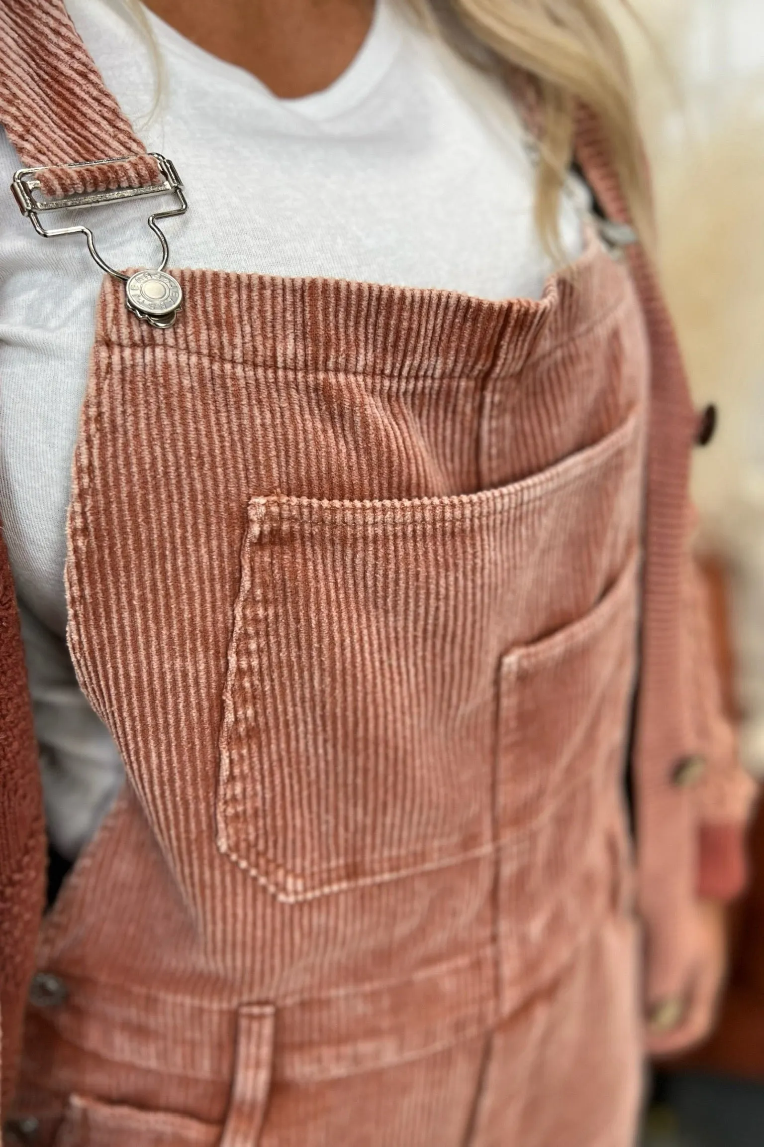 Moab Distressed Corduroy Overalls