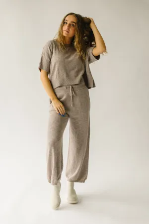 The Arrington Relaxed Sweater Set in Taupe