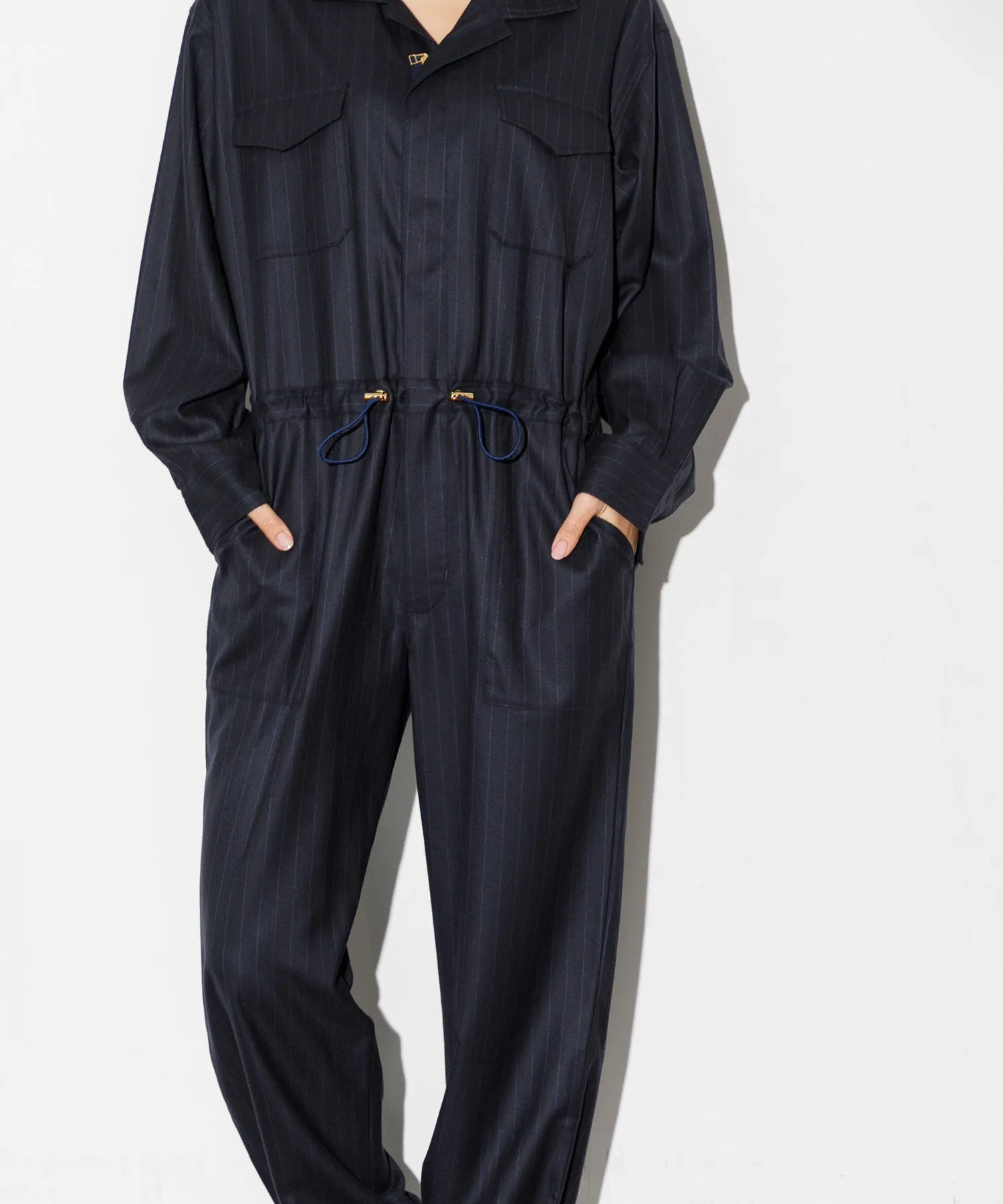 【WOMEN】THE FLATS JUMPSUITS ネイビー