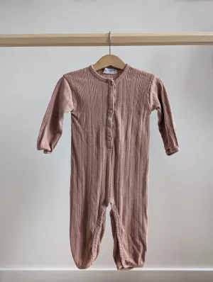 Zara Pointelle Jumpsuit (9-12M)